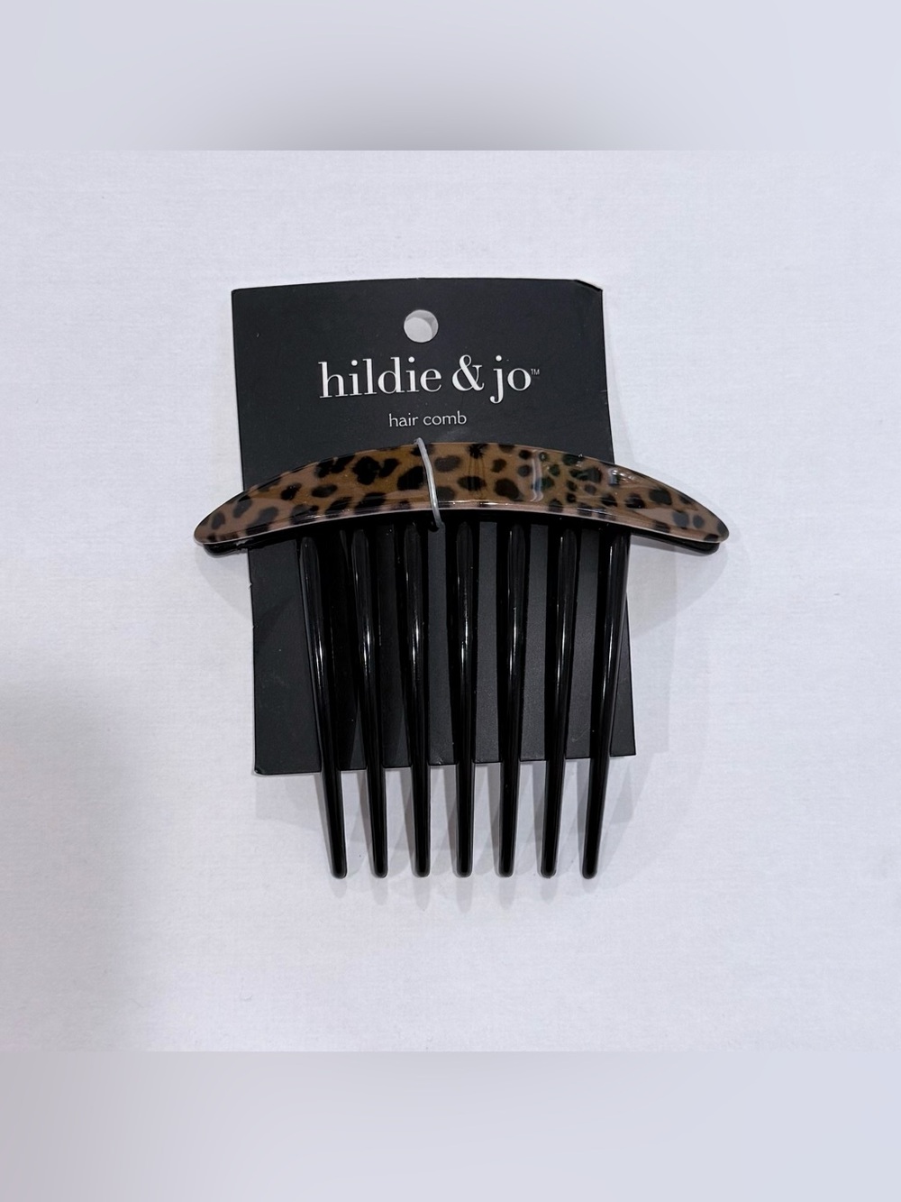 NEW hildie & jo Leopard Print Hair Comb